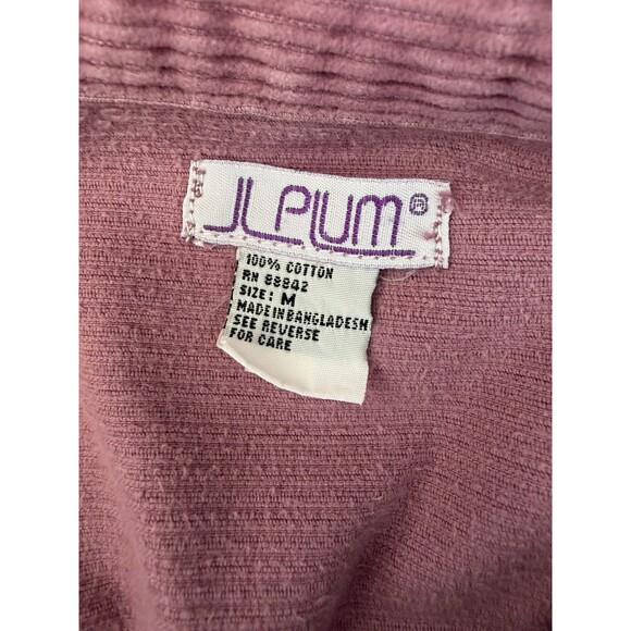 Vintage Corduroy Mauve Shacket Shirt Jacket - Picture 3 of 10